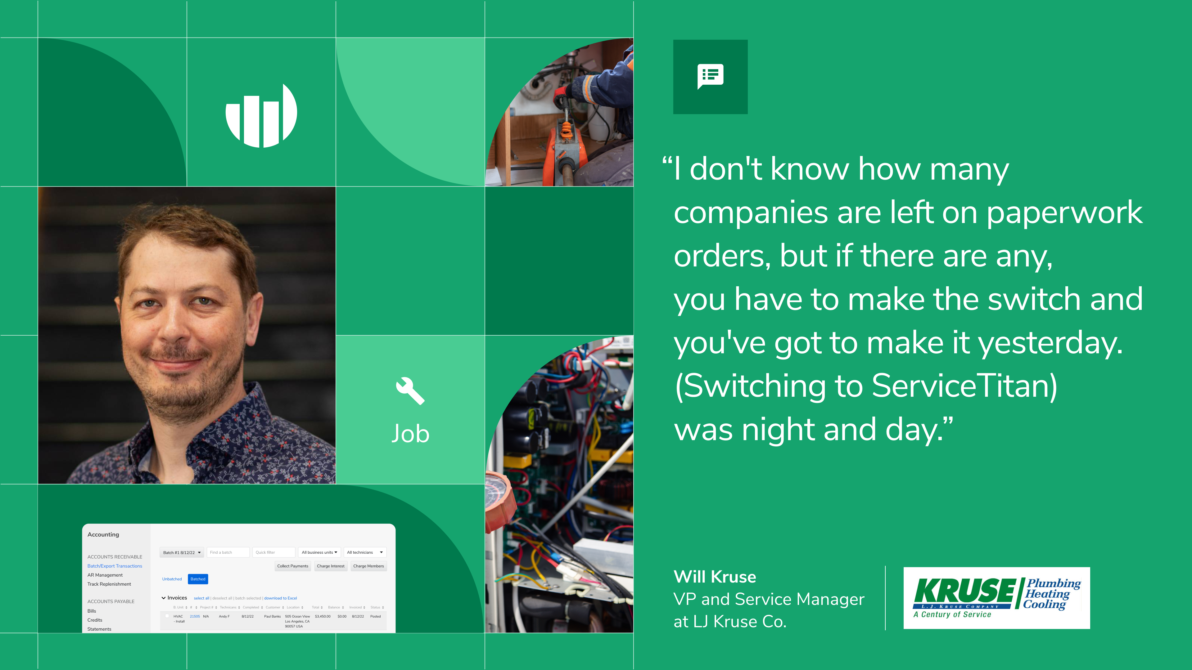 From paper piles to instant payments: How LJ Kruse transformed invoicing with ServiceTitan