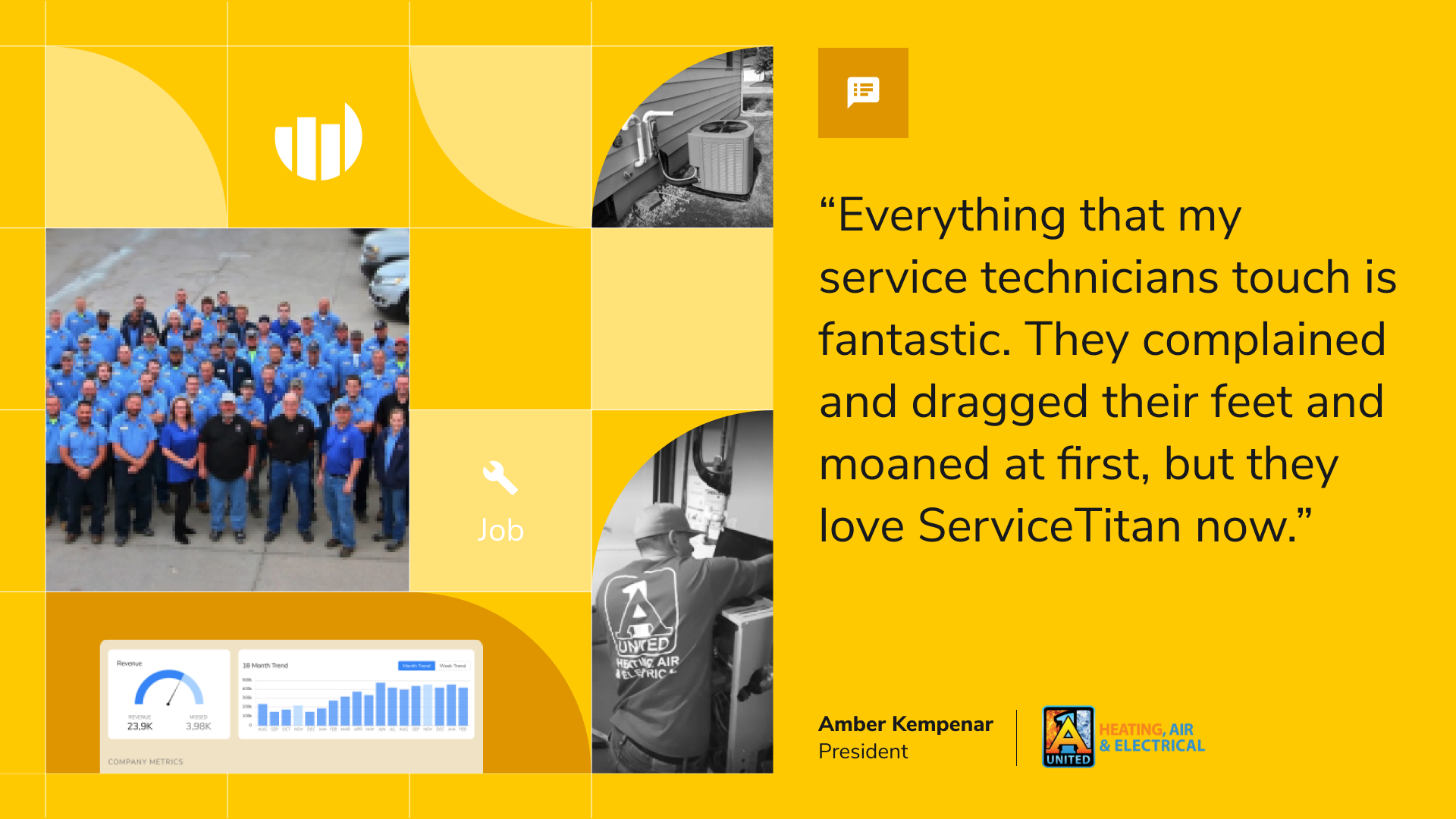 A-1 United Heating, Air & Electrical Is Ready To Run. ServiceTitan Is Helping Them Move Faster.