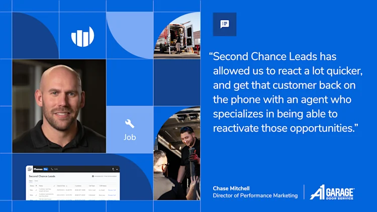 A1 Garage Door Service turns missed opportunities into revenue with Second Chance Leads