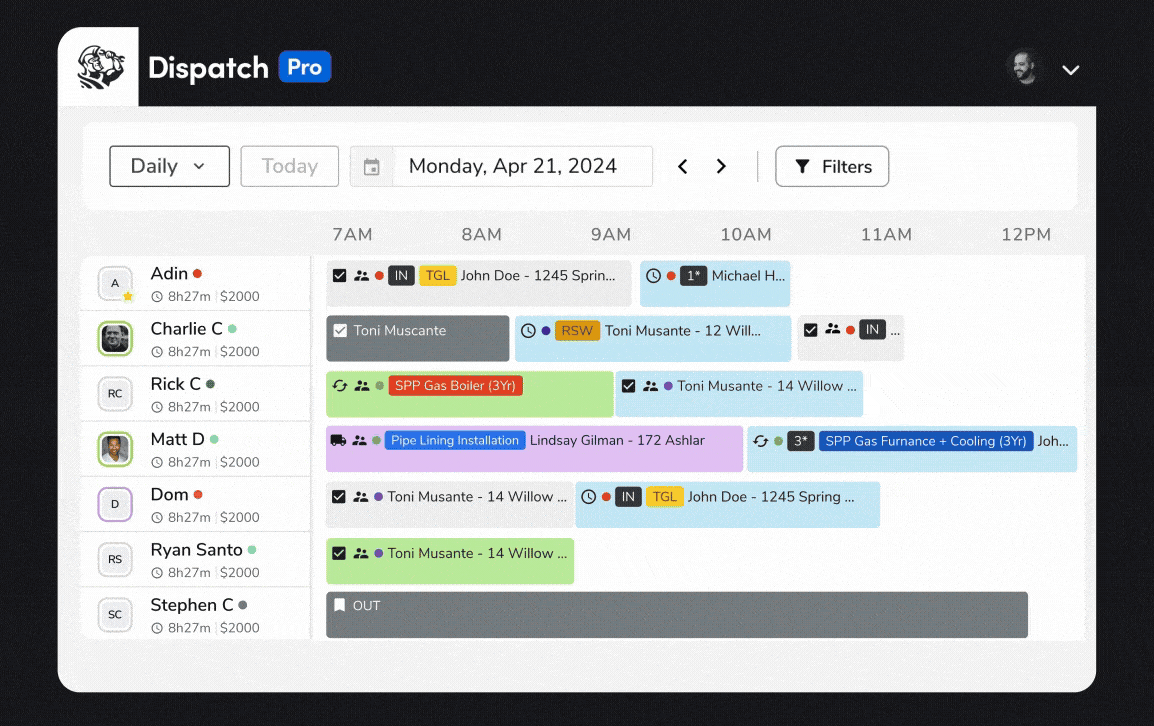 field-service-booking-template