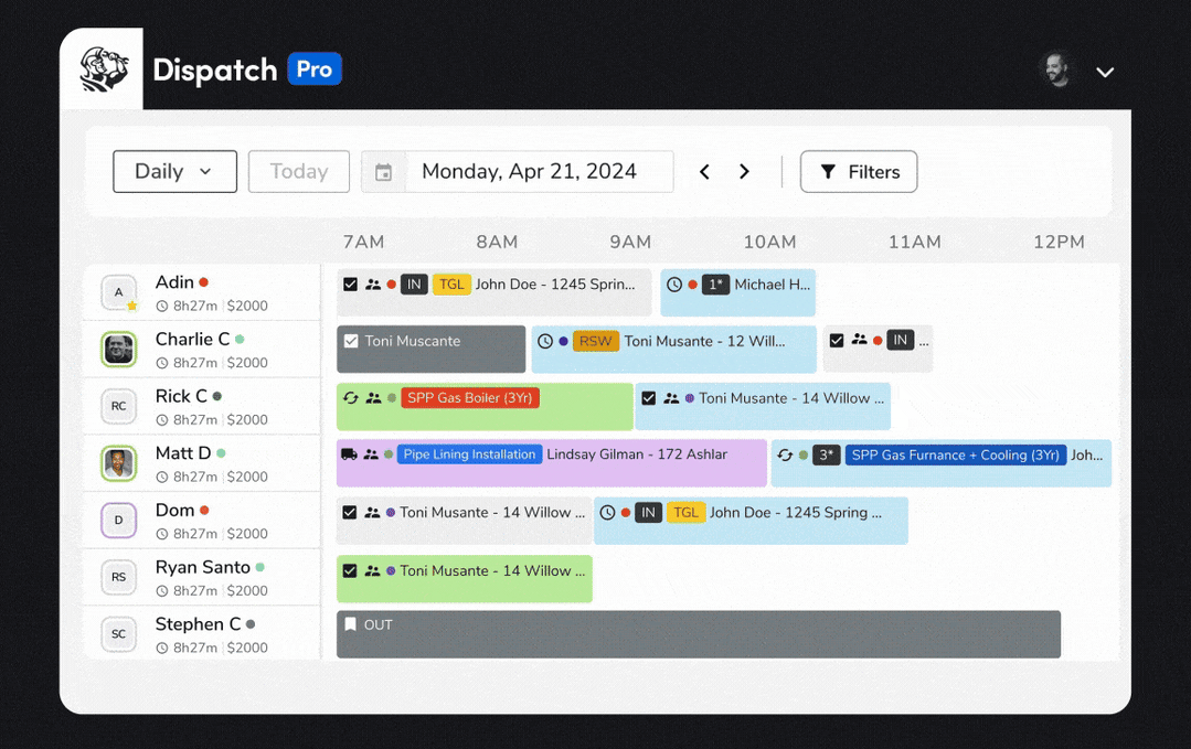 field-service-booking-template