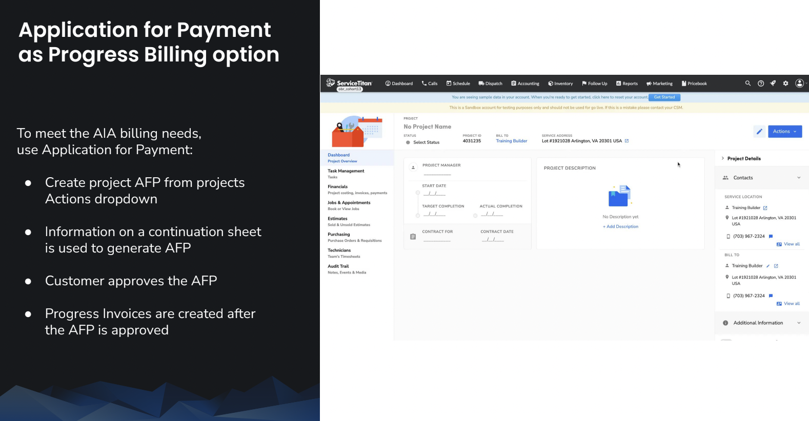 Application for Payment Image