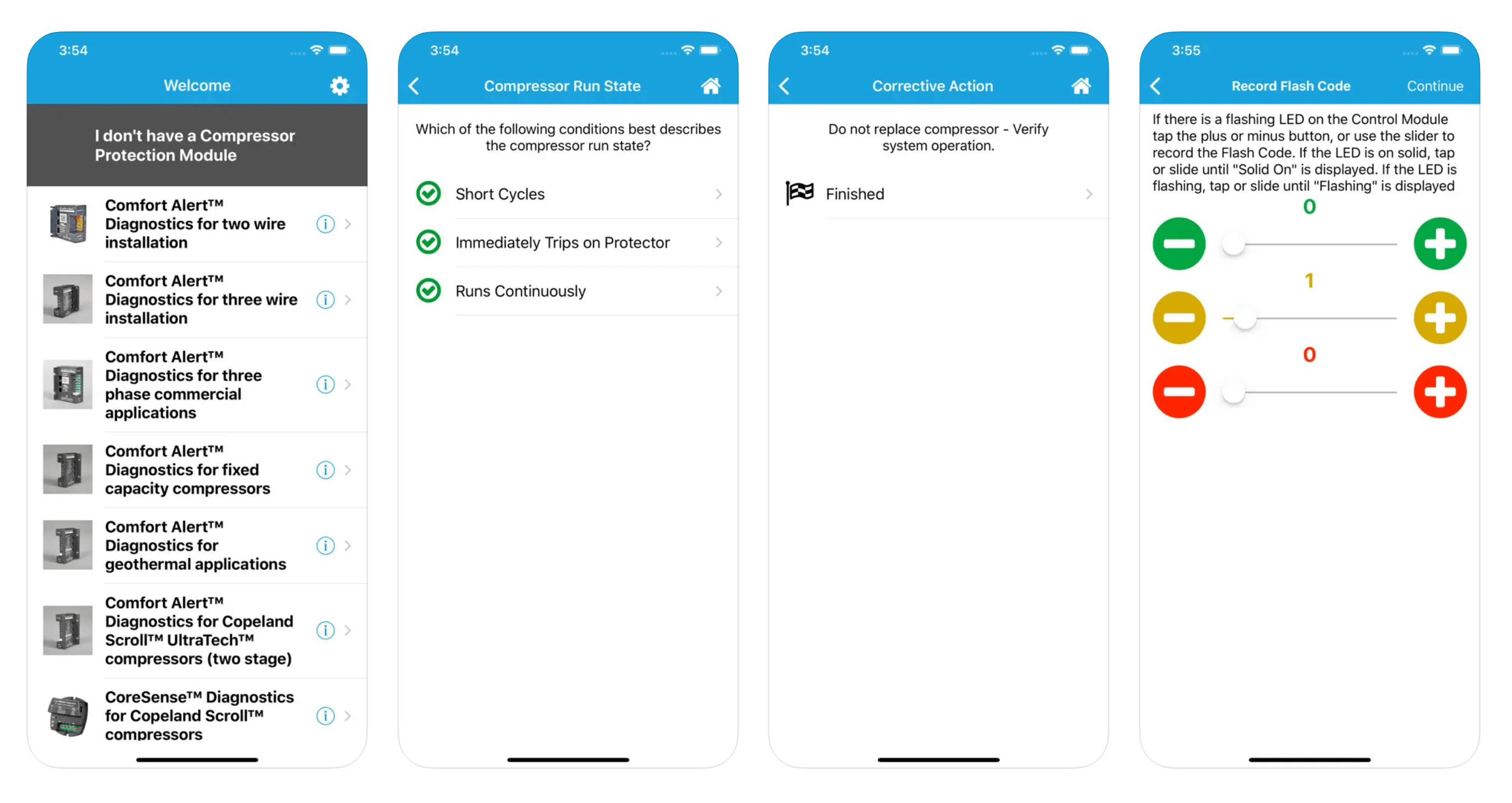 The HVACR Fault Finder troubleshooting app
