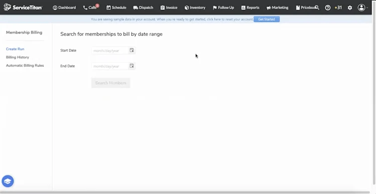 ServiceTitan's Membership Billing Rules