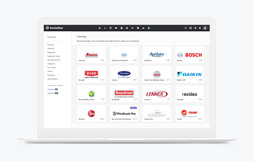 ServiceTitan vs ServiceMax on Pricebook features