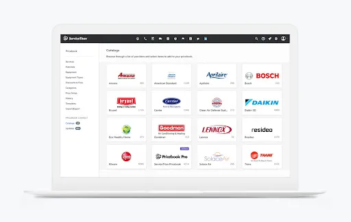 ServiceTitan vs ServiceMax on Pricebook features