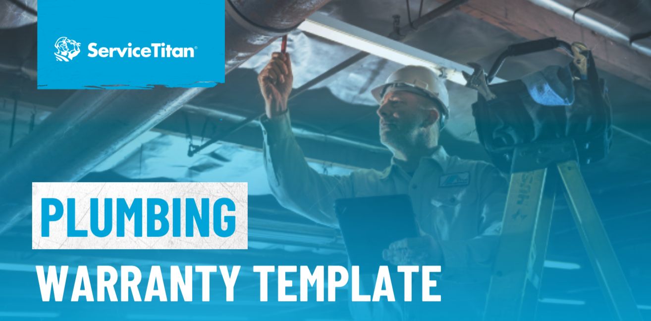 Plumbing Warranty Template by ServiceTitan