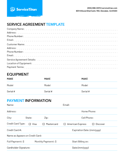 Service Agreement Template