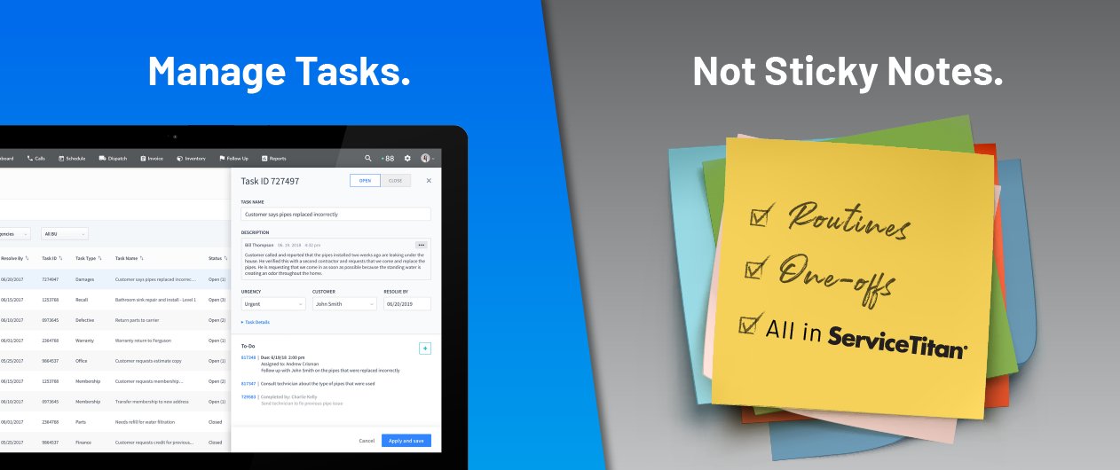 Introducing ServiceTitan Task Management