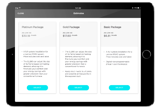Estimate Packages in ServiceTitan: Basic, Platinum, and Gold Package