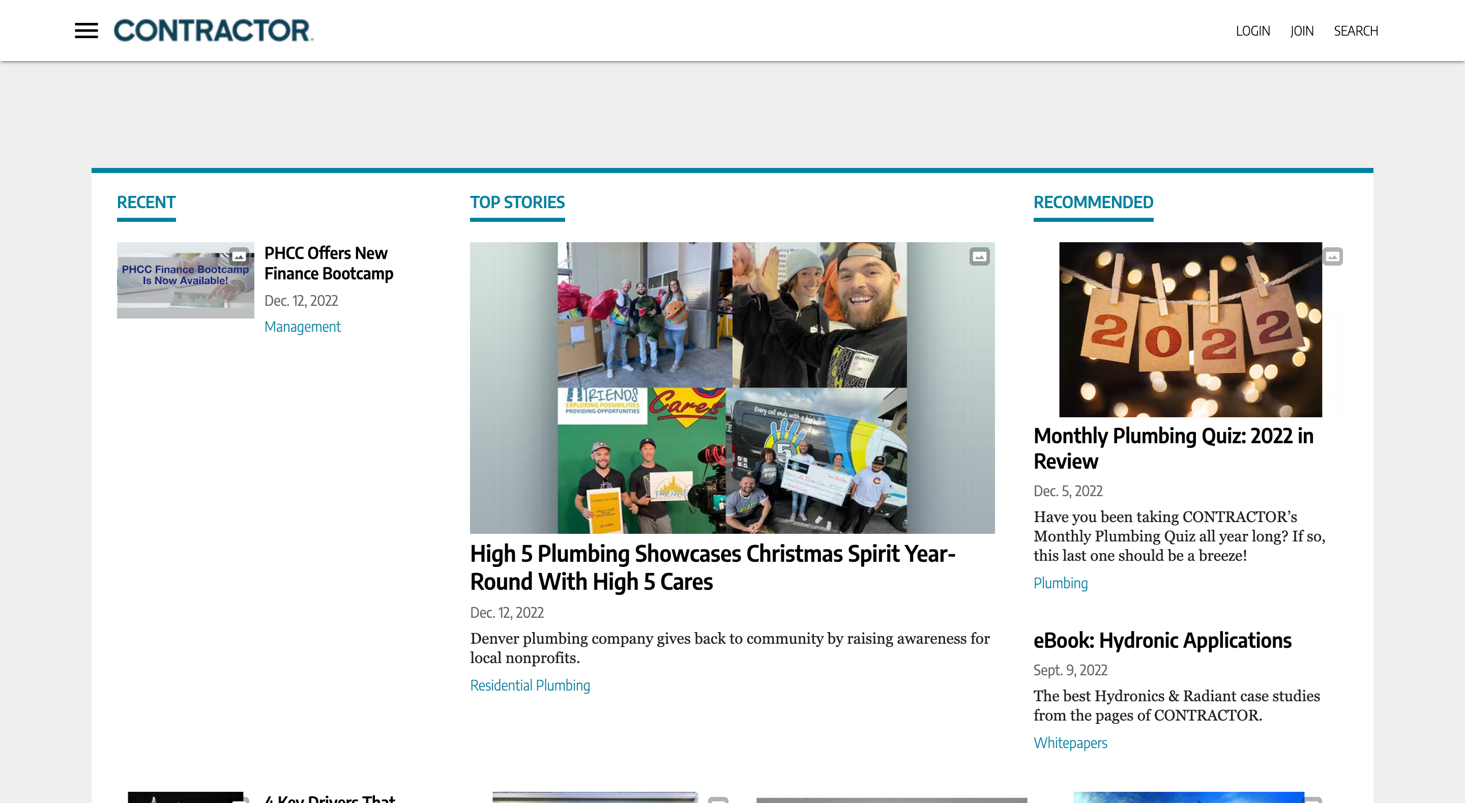 Image | Contractor Magazine Website [Screenshot]