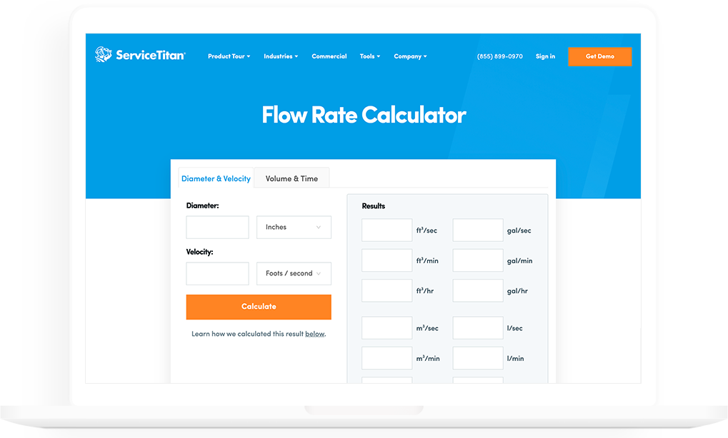 Flow Rate Calculator