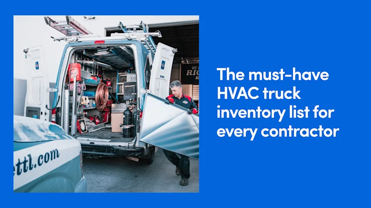 The Must-Have HVAC Truck Inventory List for Every Contractor