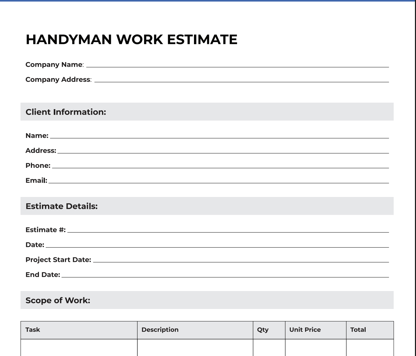 handyman-estimate-template
