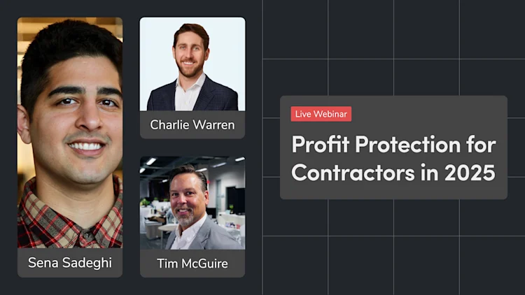 Profit Protection for Contractors in 2025