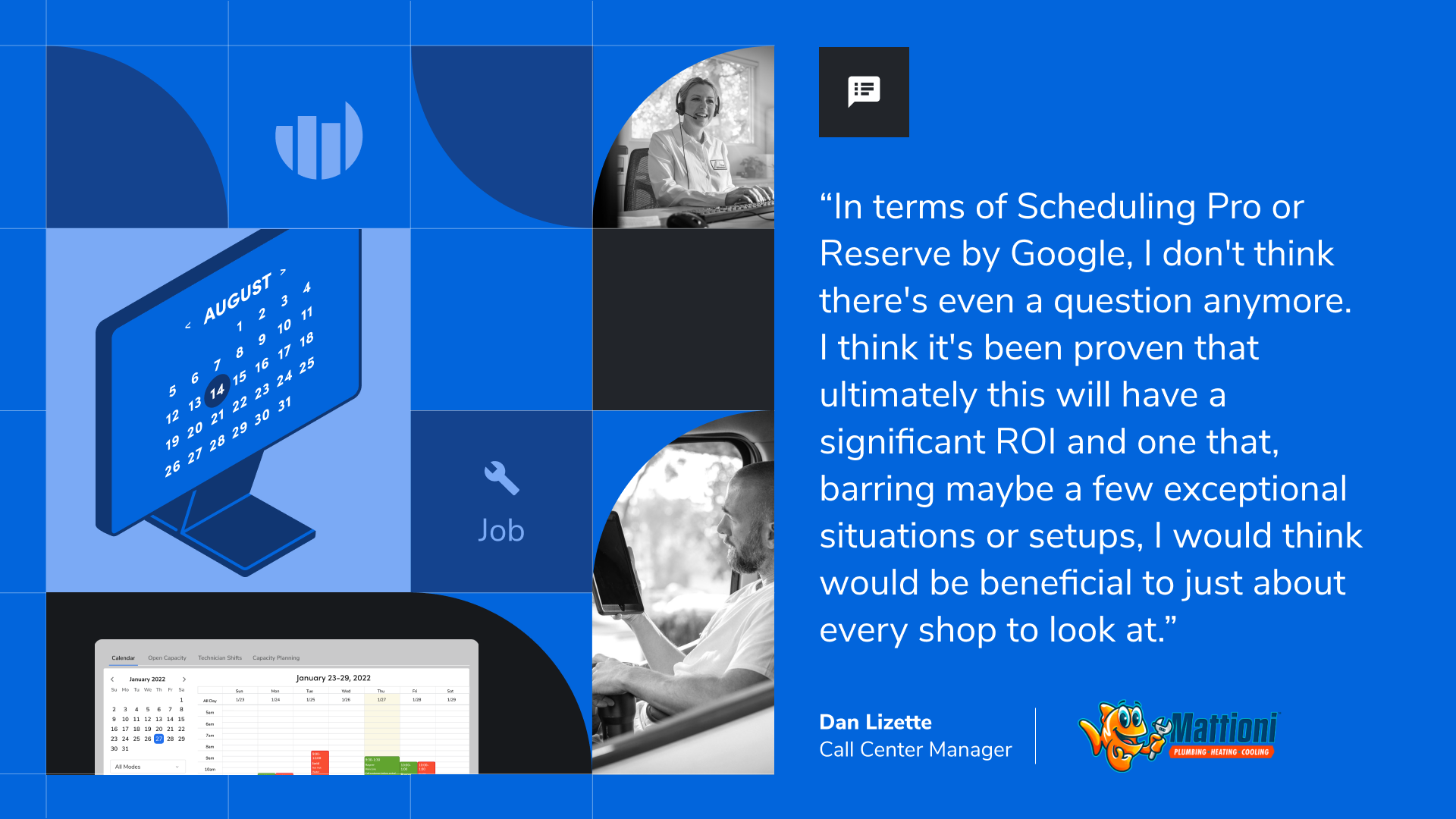 Mattioni Plumbing, Heating & Cooling reduces customer friction and books jobs with Reserve with Google + Scheduling Pro