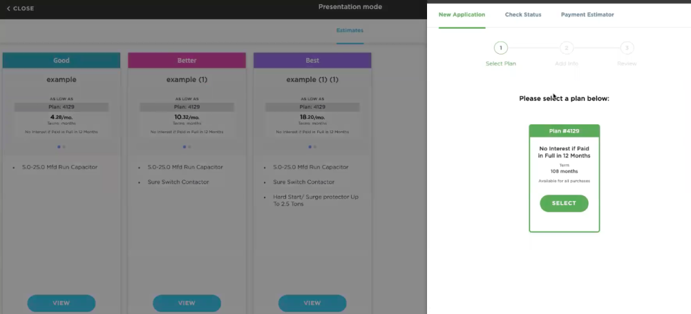 Real-Time Integrated Financing