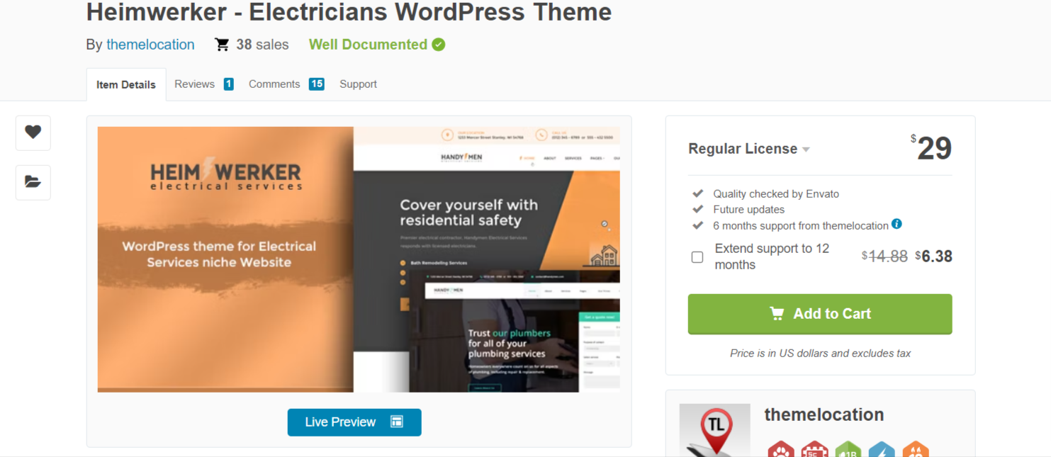 electrician-website-template