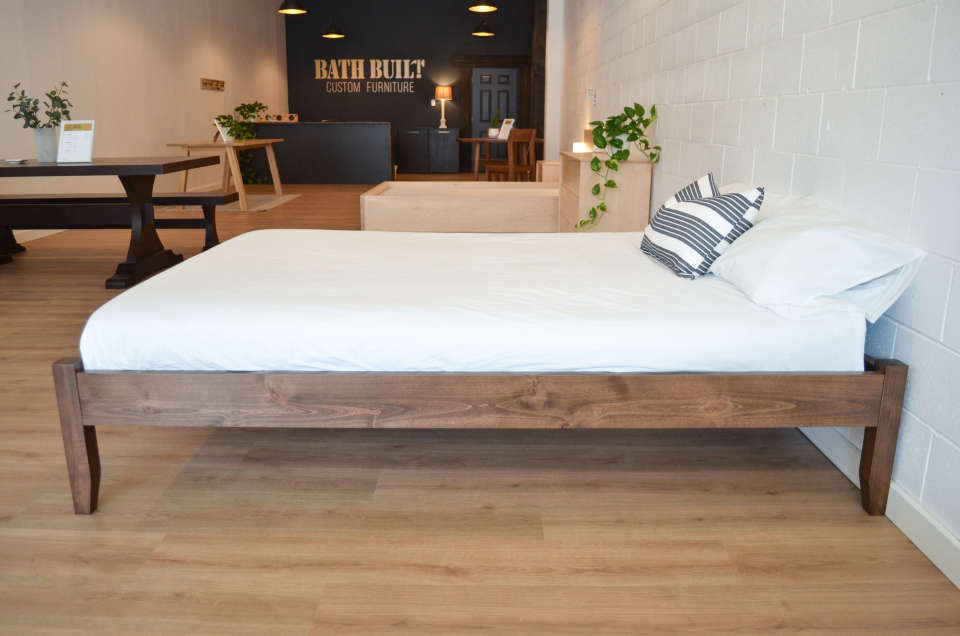 Visby Bed Frame No Headboard Bath, King Bed Base No Headboard