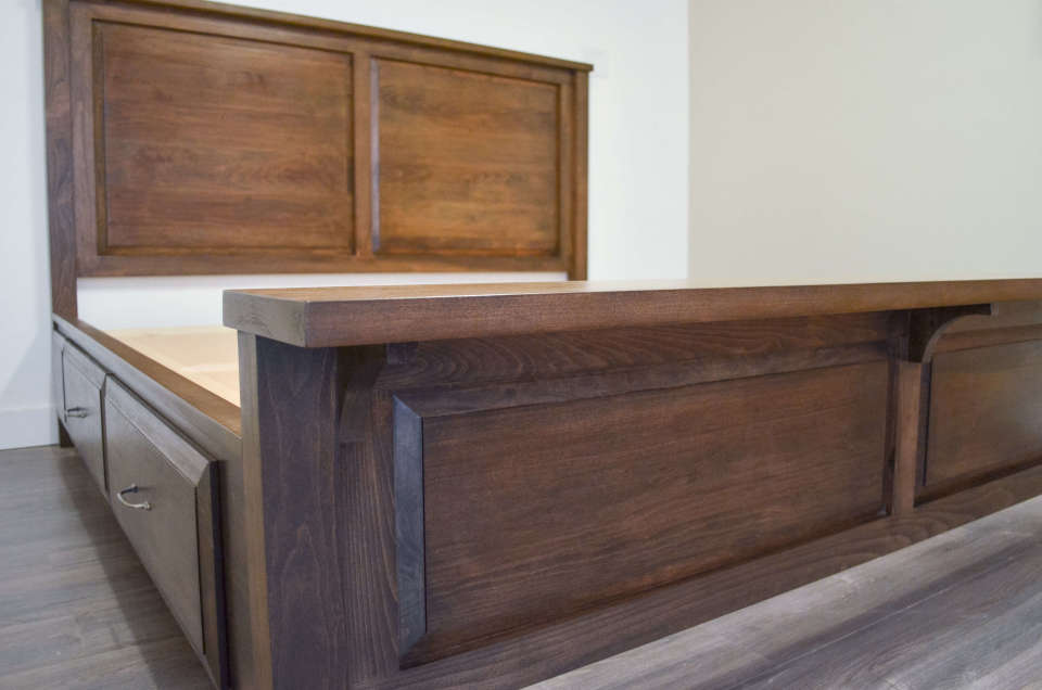 Atlanta Storage Bed Frame Bath Built Custom Wood Furniture 2020