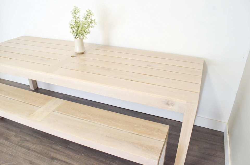 Newport Outdoor Table Bath Built Custom Wood Furniture 2020