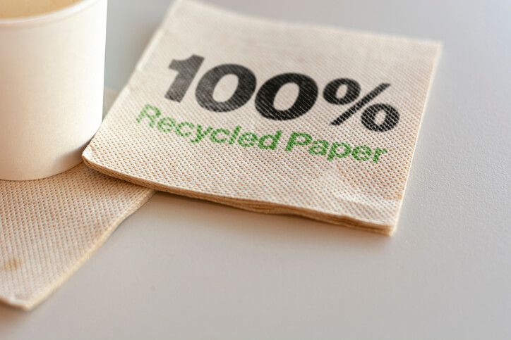 recycelt paper