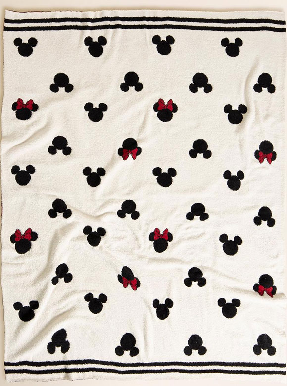 CozyChic Mickey and Minnie Mouse Logo Blanket