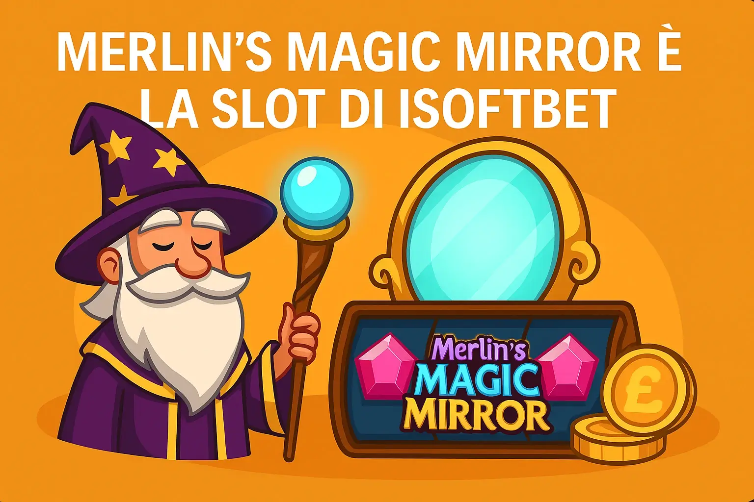 MERLIN’S MAGIC MIRROR È LA SLOT DI ISOFTBET