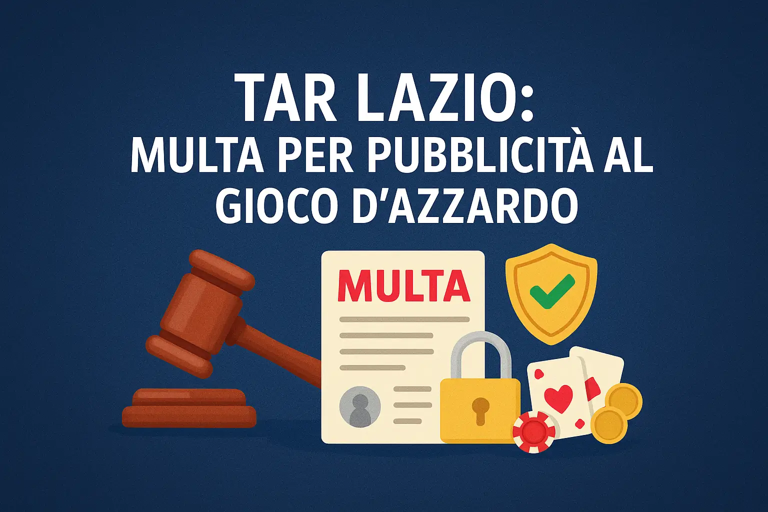 TAR Lazio e la multa per pubblicità al gioco d’azzardo