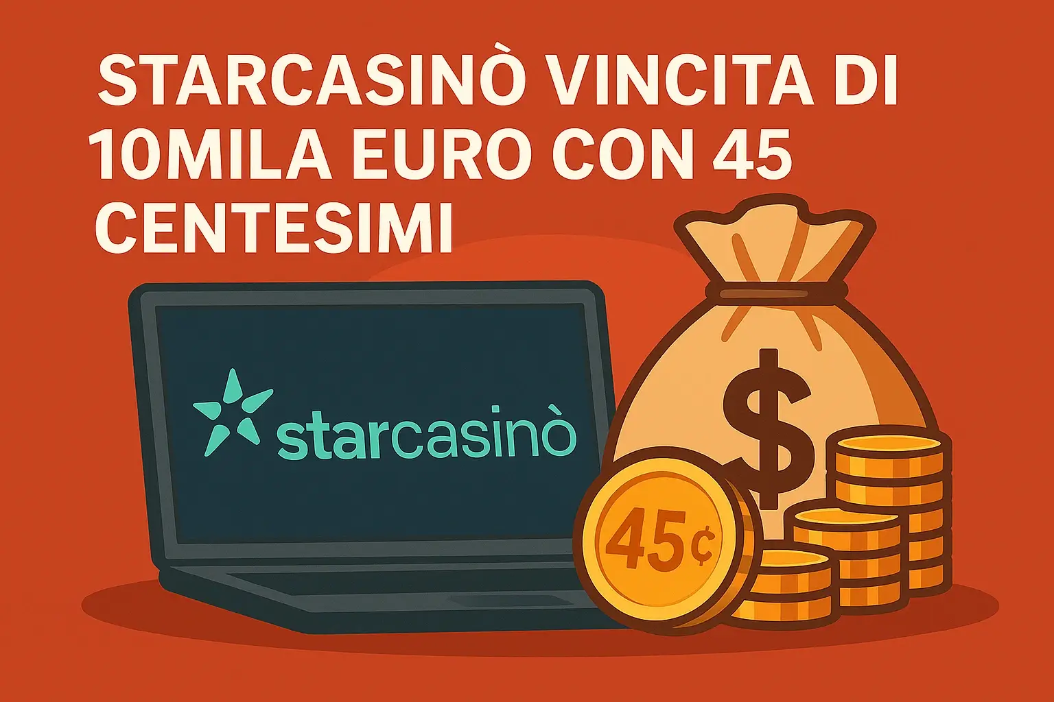 STARCASINÒ, VINCITA A NOVARA: 10MILA EURO CON 45 CENTESIMI