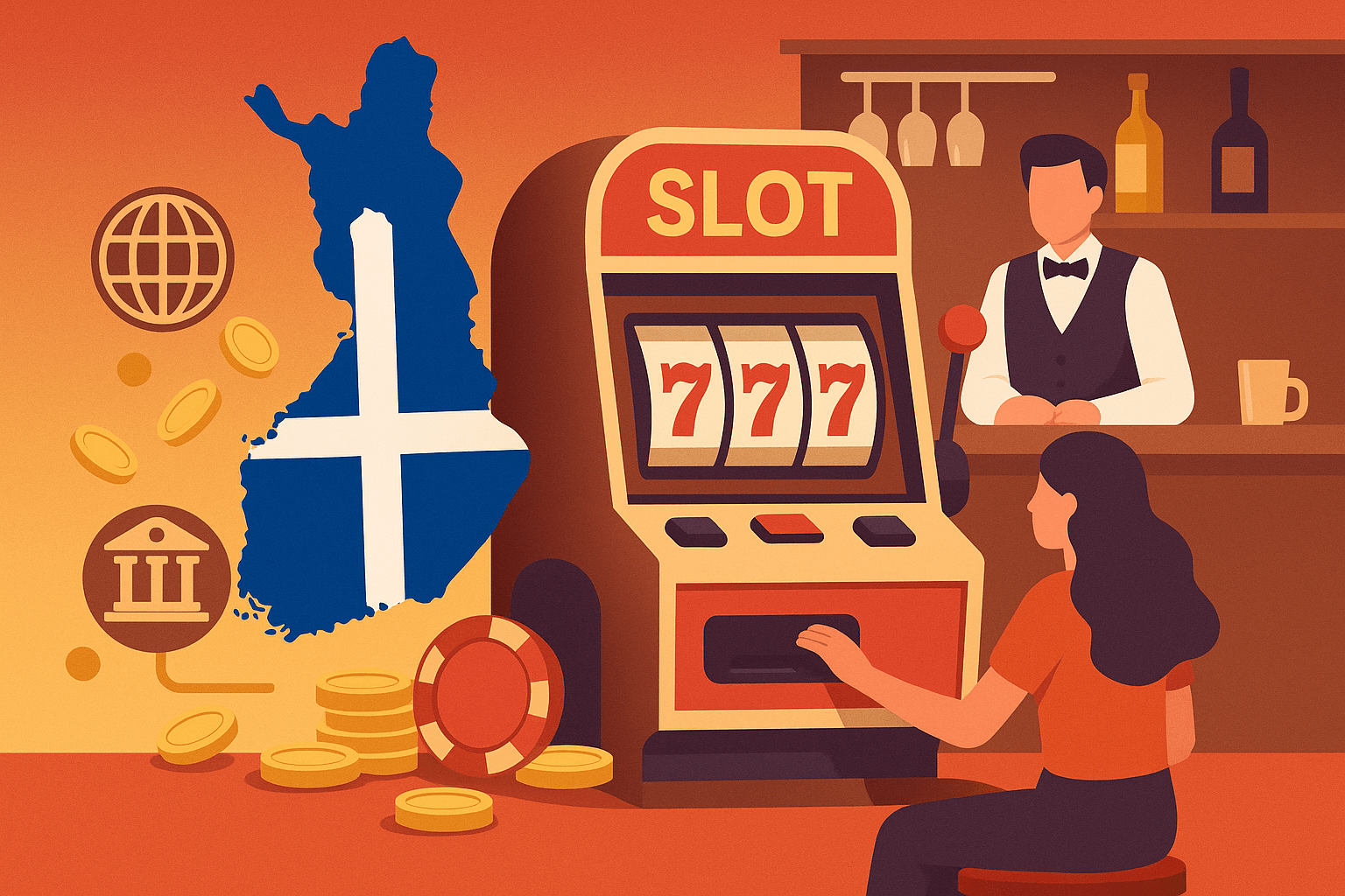 Il caso Finlandia: fine del monopolio ma slot nei bar