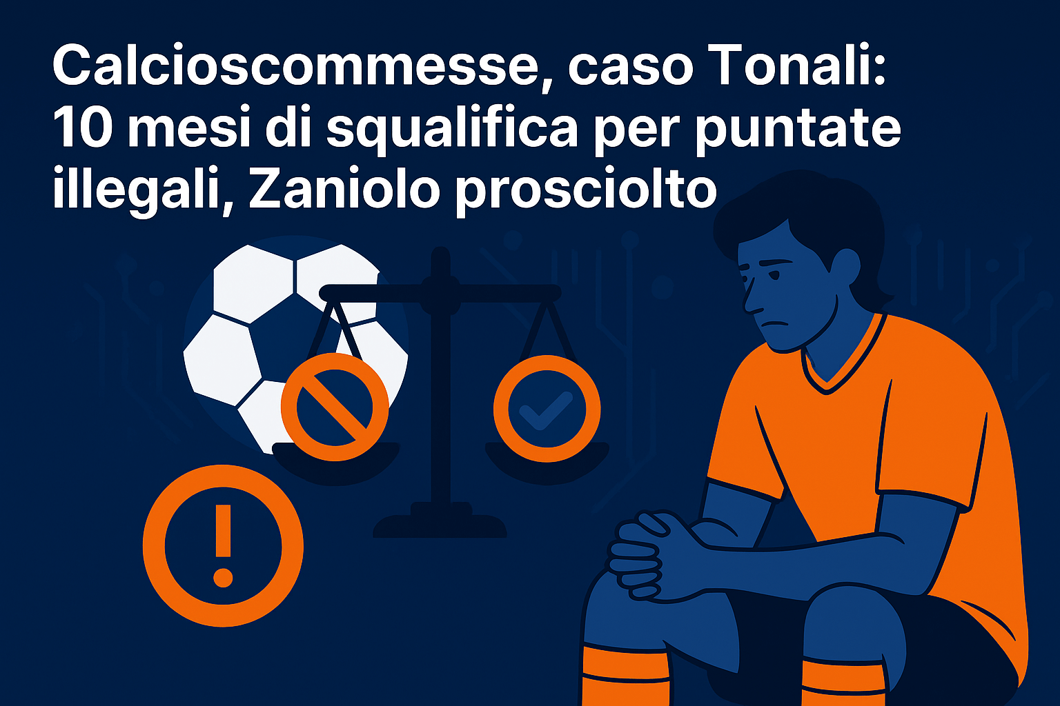 Calcioscommesse, caso Tonali: 10 mesi di squalifica per puntate illegali, Zaniolo prosciolto