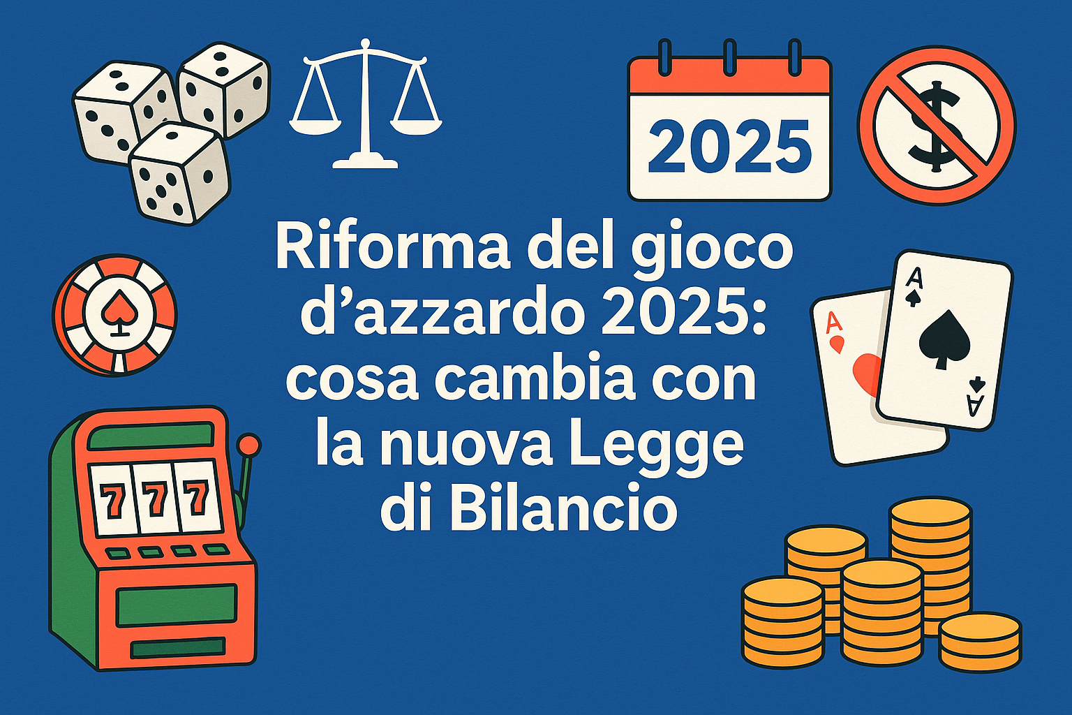 Riforma del Gioco d’Azzardo 2025: cosa cambia con la nuova Legge di Bilancio