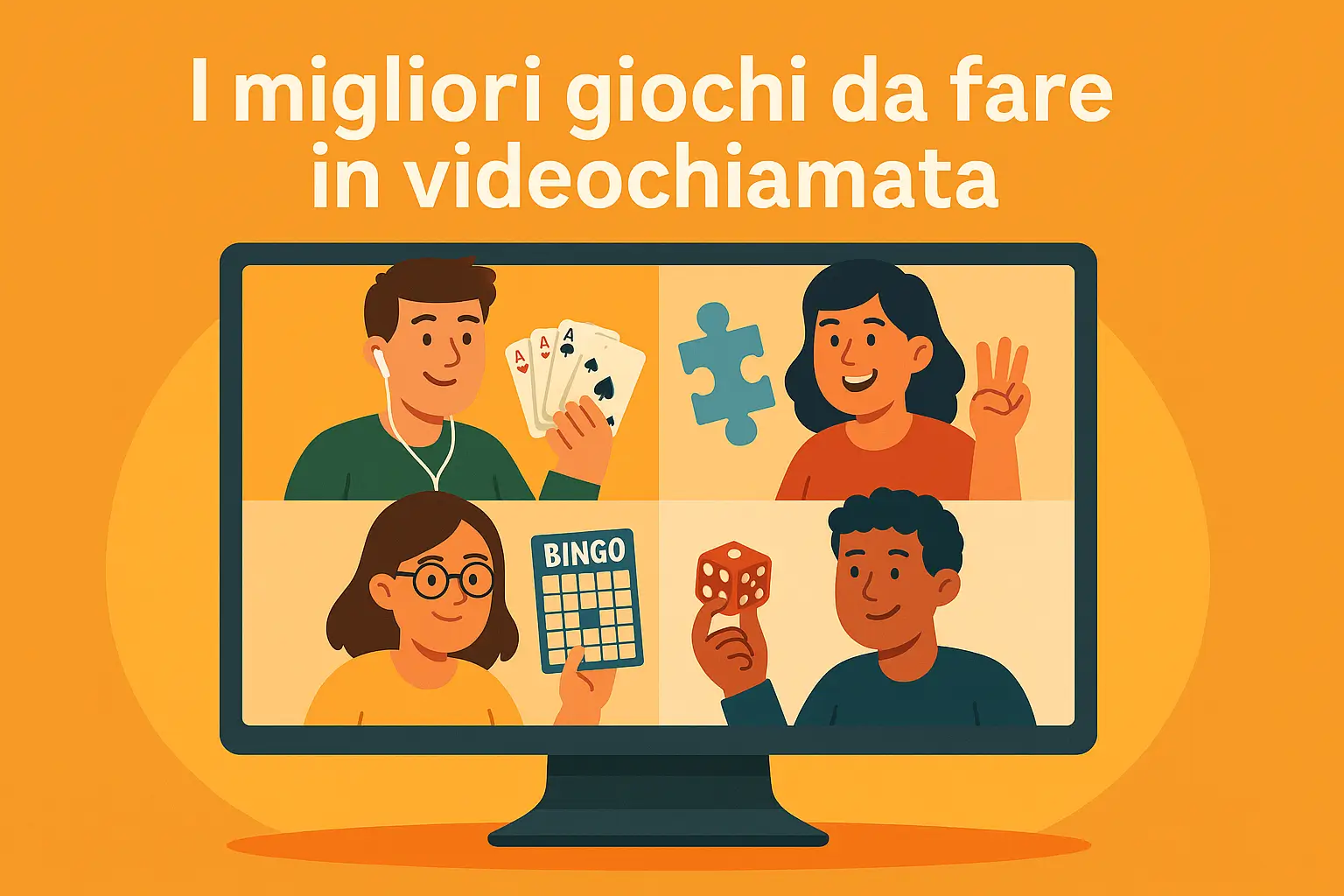I migliori giochi da fare in videochiamata￼
