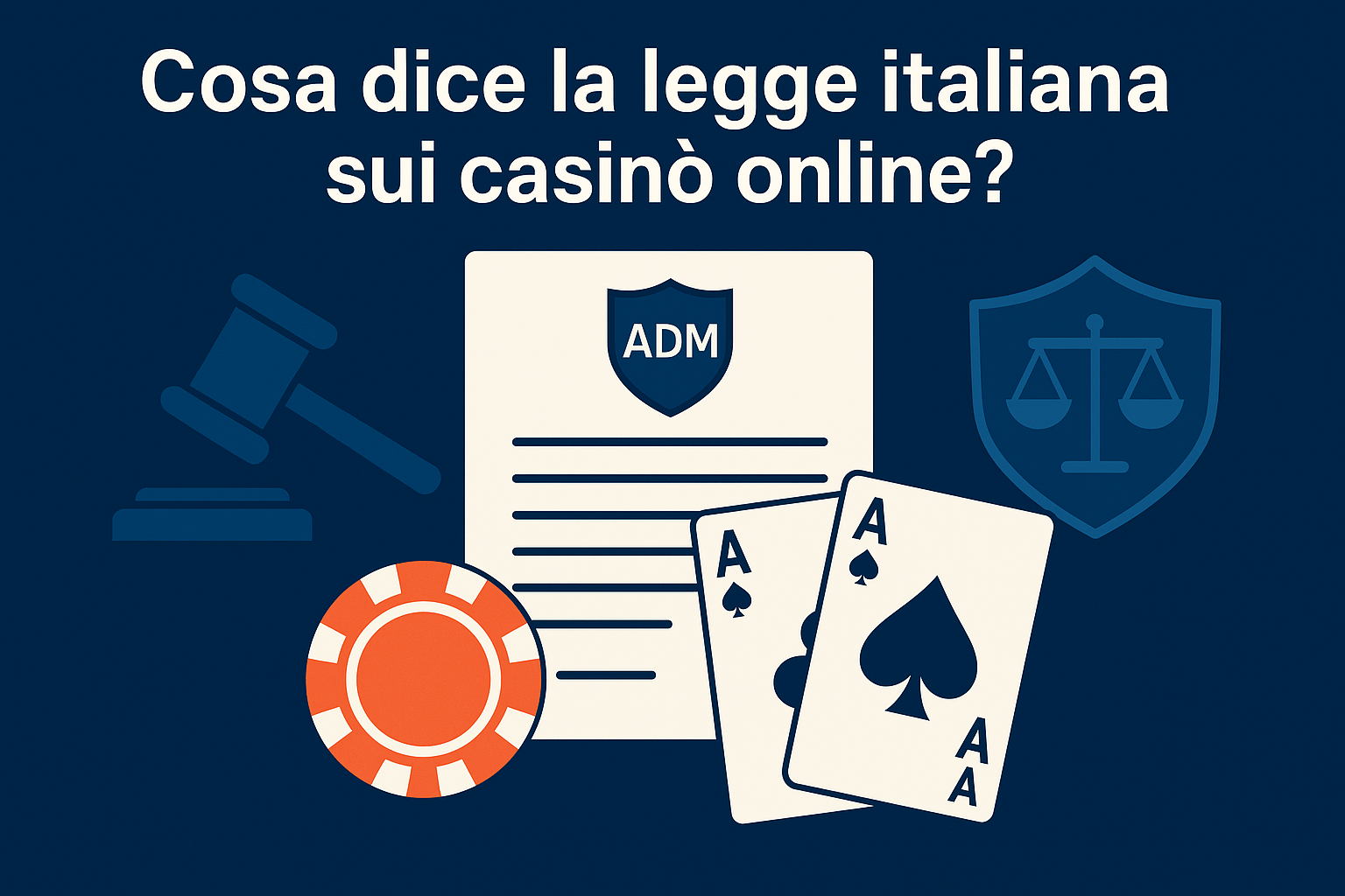 Cosa dice la legge italiana sui casinò online?