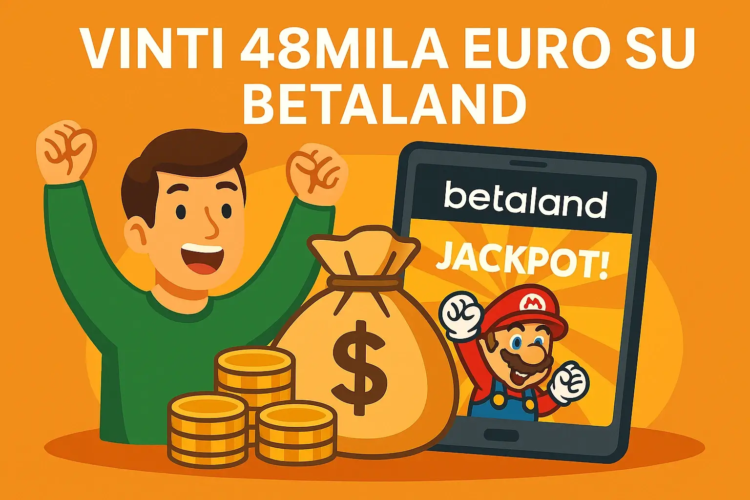 BETALAND, VINTI 48MILA EURO SU MARIO’S CUP