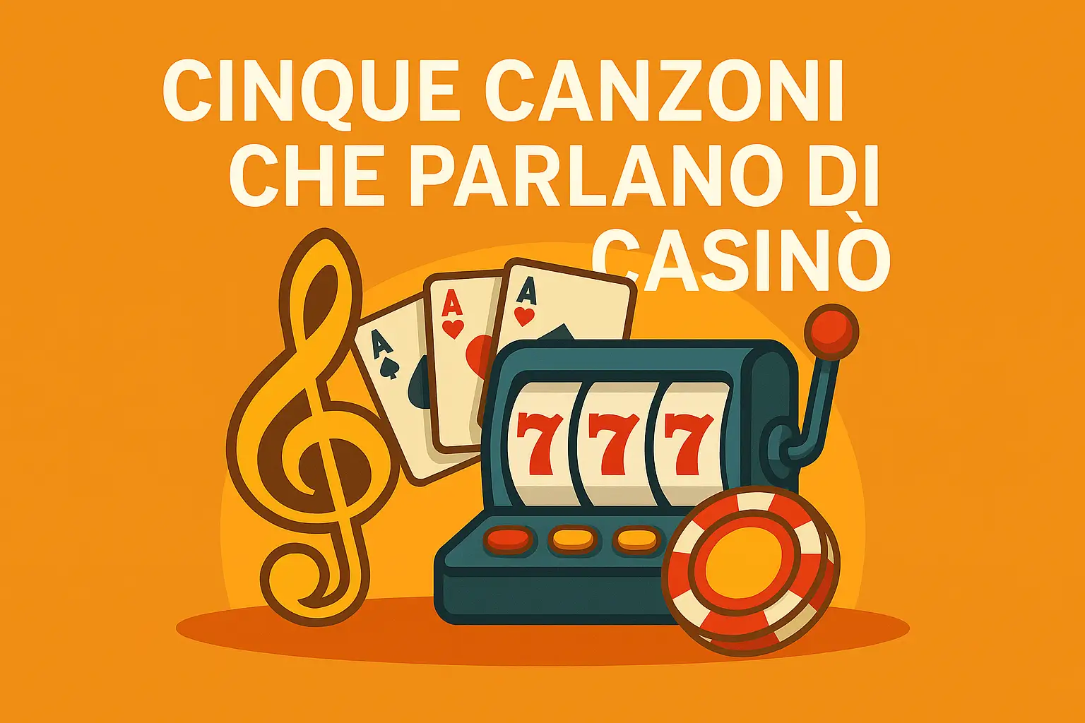 CINQUE CANZONI CHE PARLANO DI CASINÒ
