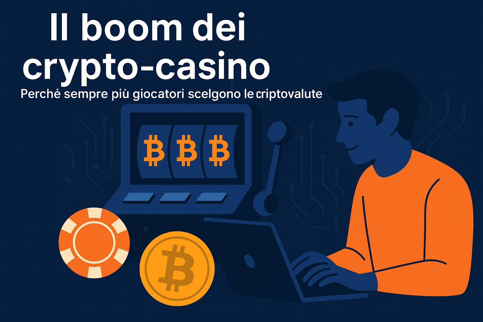 Il boom dei crypto-casino: perché sempre più giocatori scelgono le criptovalute