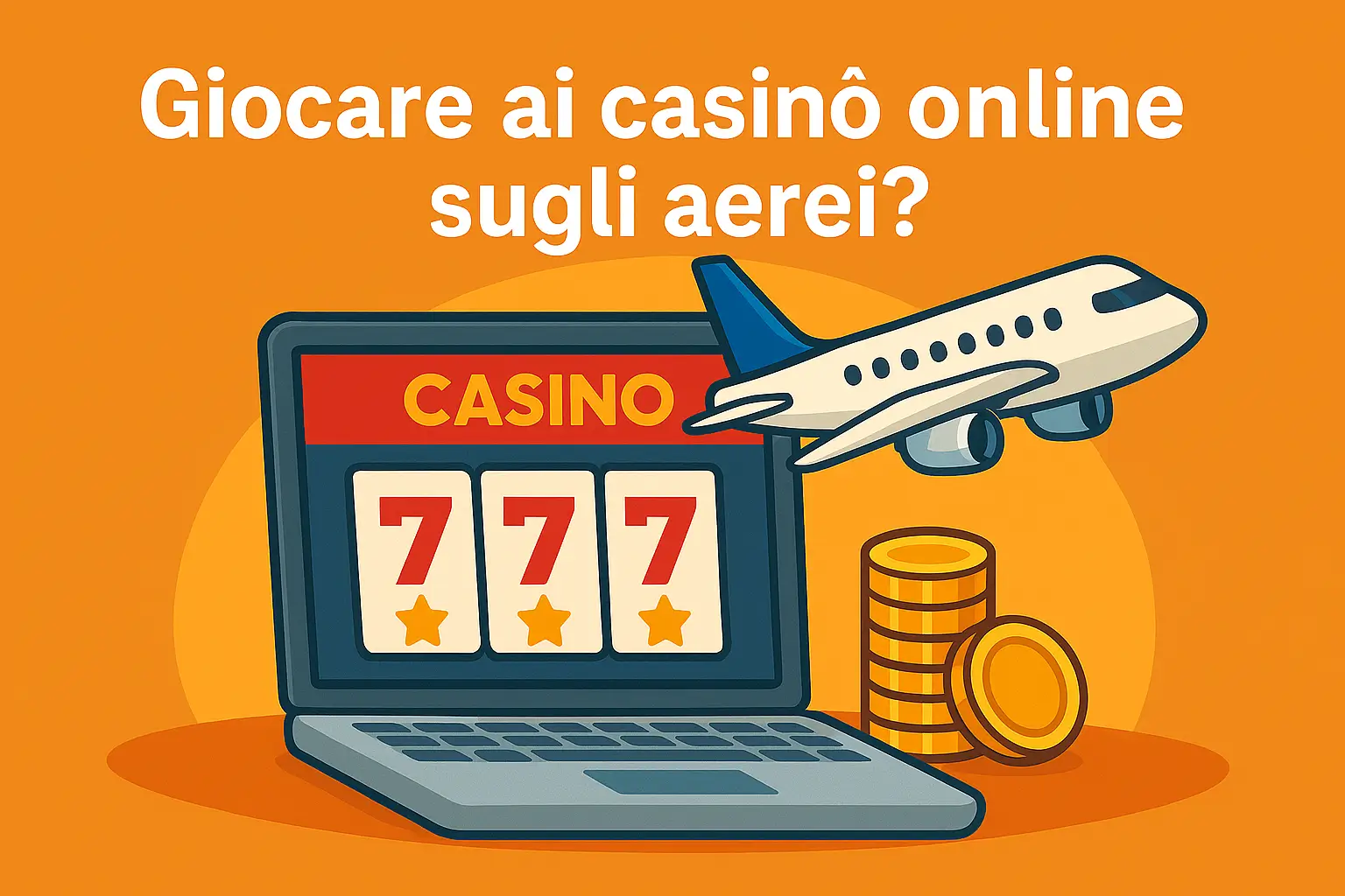 SI PUÒ GIOCARE AI CASINÒ ONLINE SUGLI AEREI?