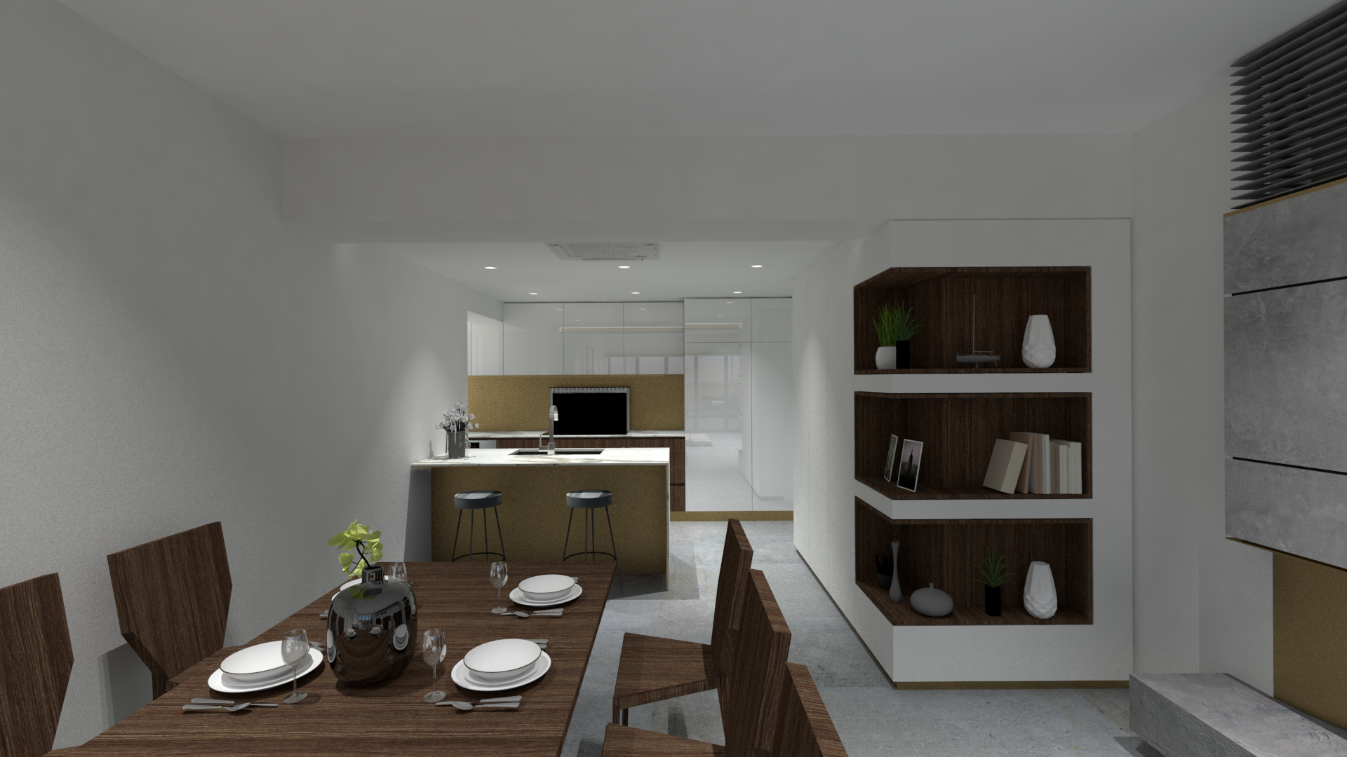 Vienna 4 Dining Kitchen