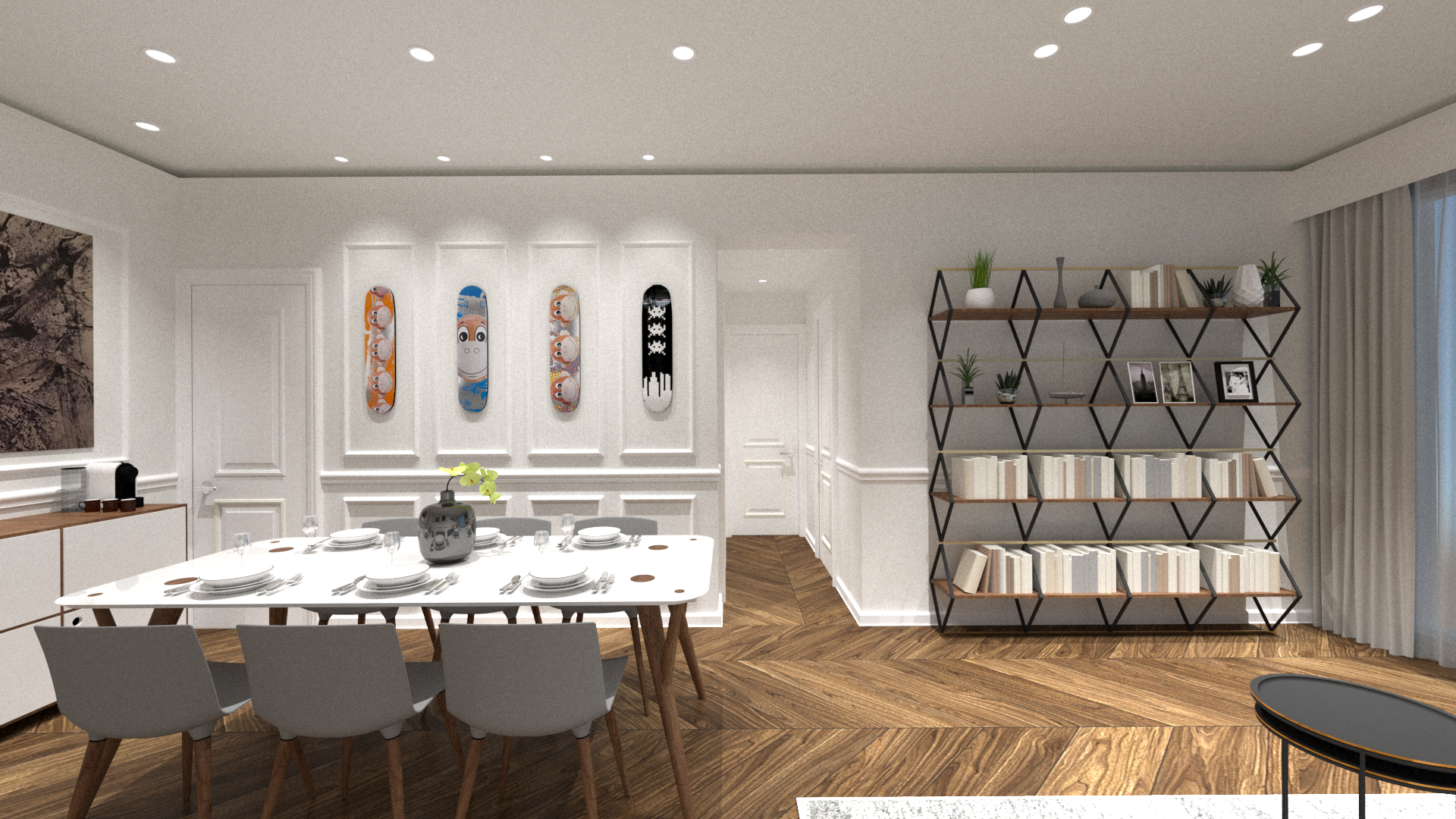 Robinson 3 Living Dining Elevation