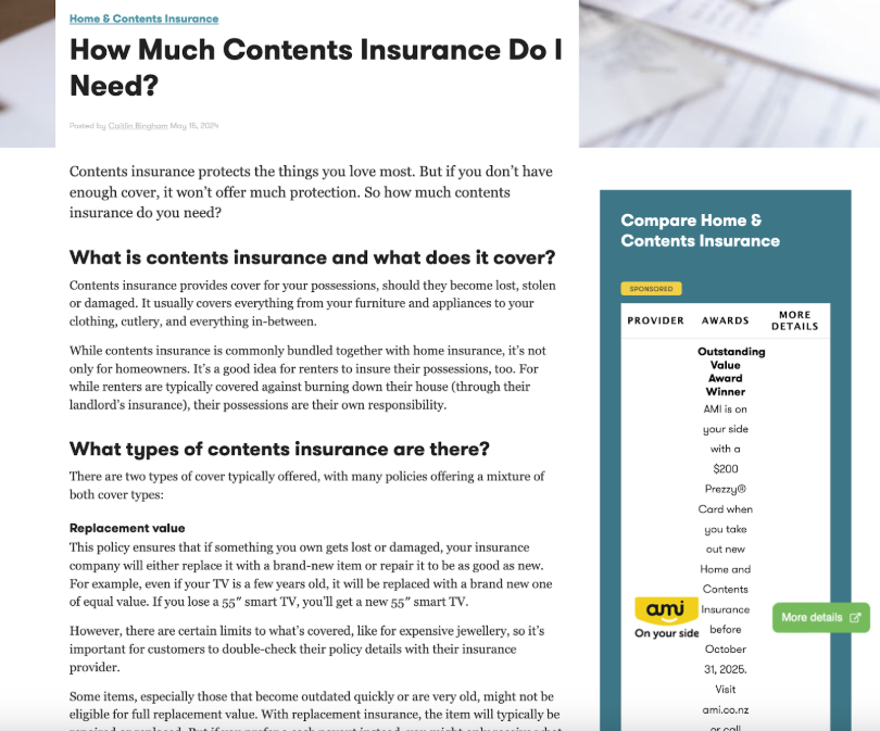 How Much Contents Insurance Do I Need