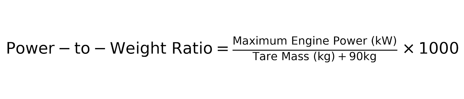 LAMS NZ power-to-weight ratio formula: Power / (Tare Mass + 90kg) x 1000 for motorcycle insurance compliance