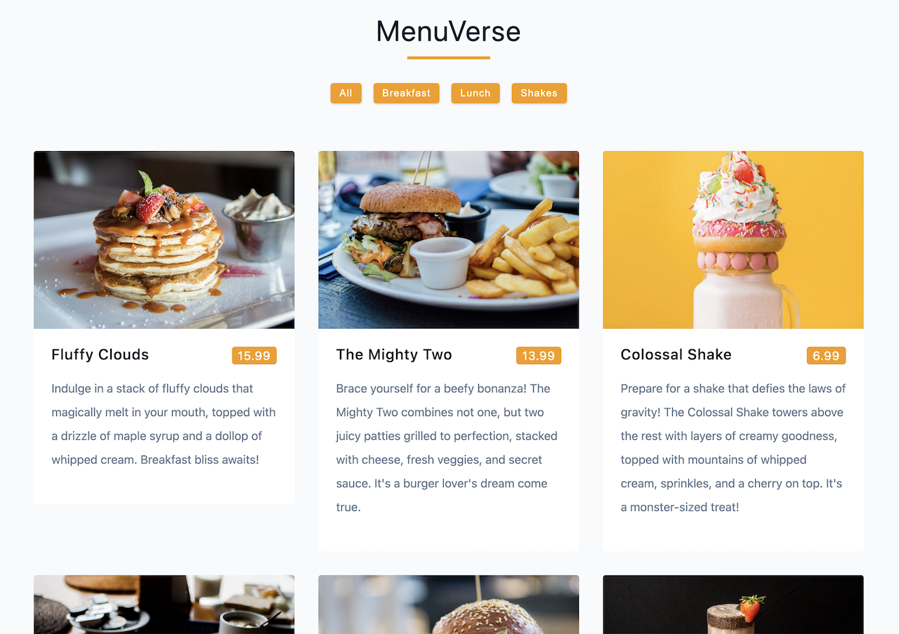 MenuVerse