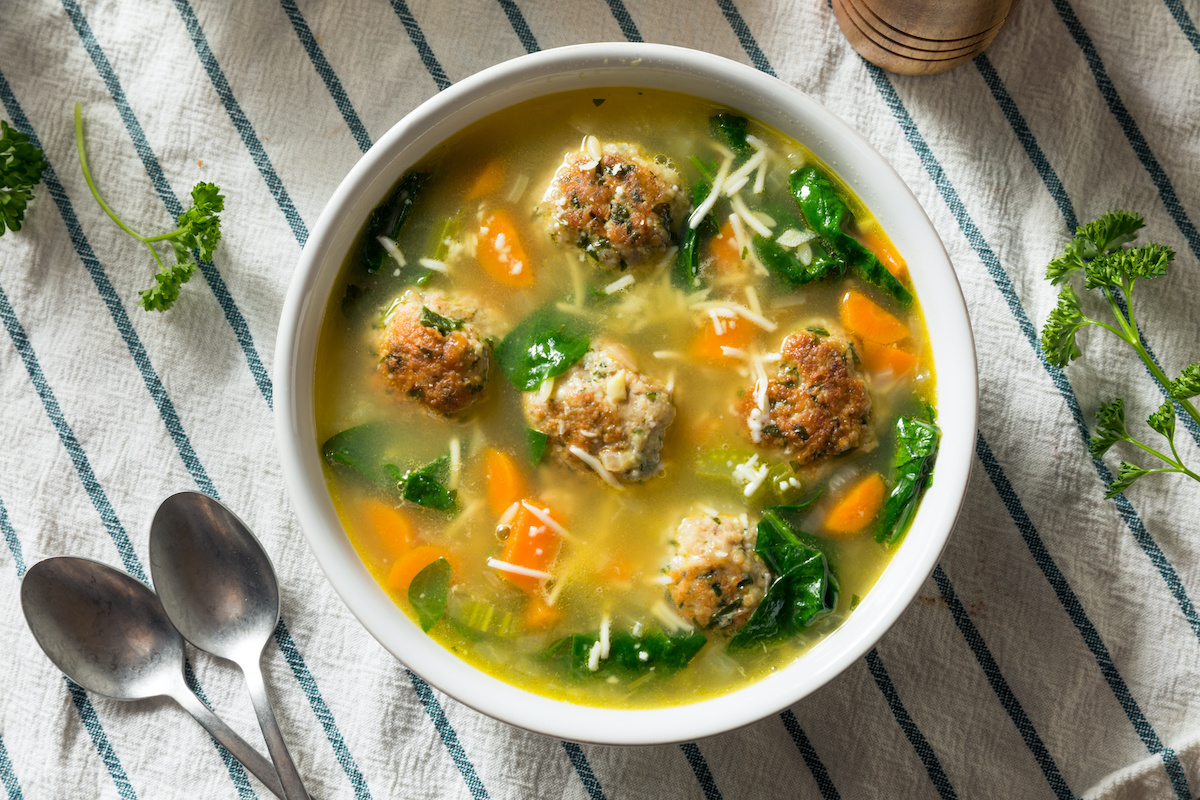 Comforting Italian Wedding Soup - Kalejunkie