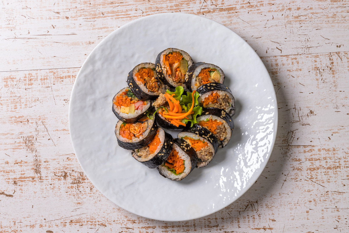 Gimbap (Kimbap) Korean Seaweed Rice Rolls - Chew On This