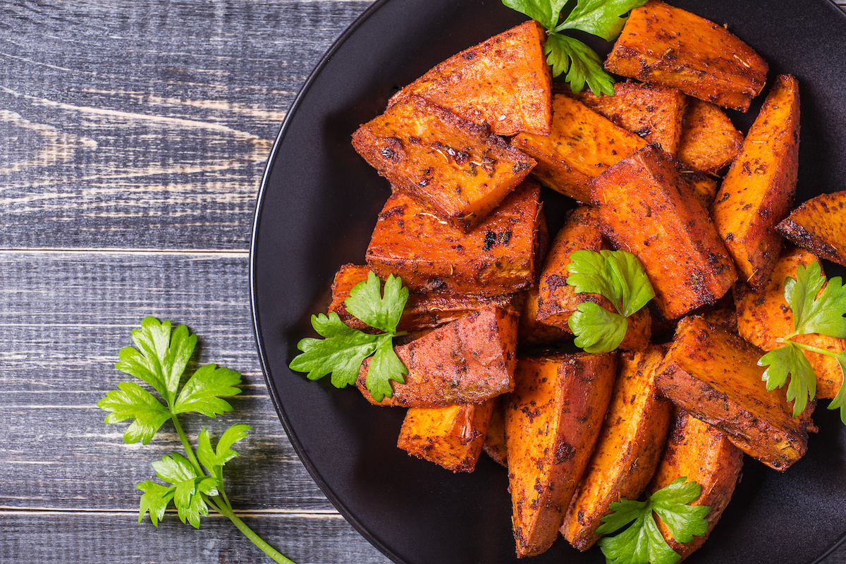 Pan Fried Crispy White Sweet Potato - Unbound Wellness