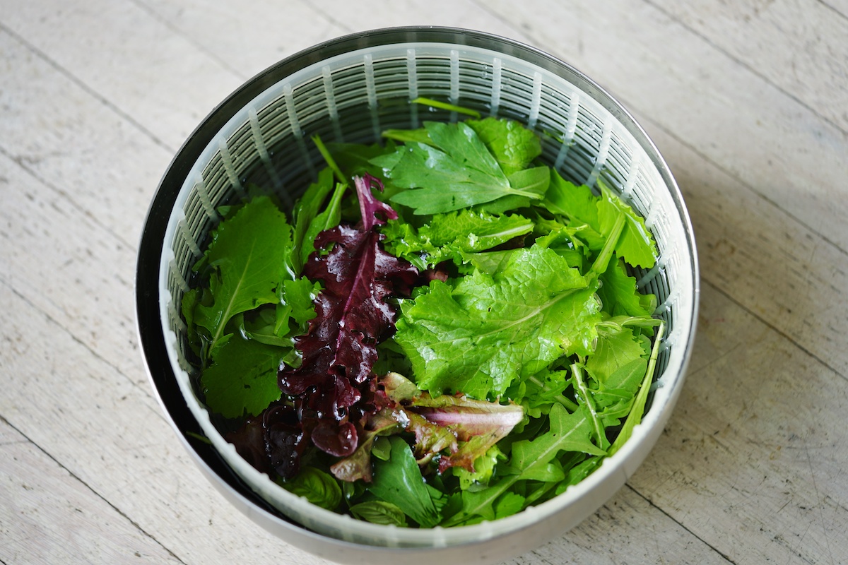 Plastic Large Salad Spinner Leaf Dryer Lettuce Veg Drainer Dressing Herb  WayuS*