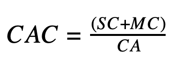 Calculate Customer Acquisition Equation