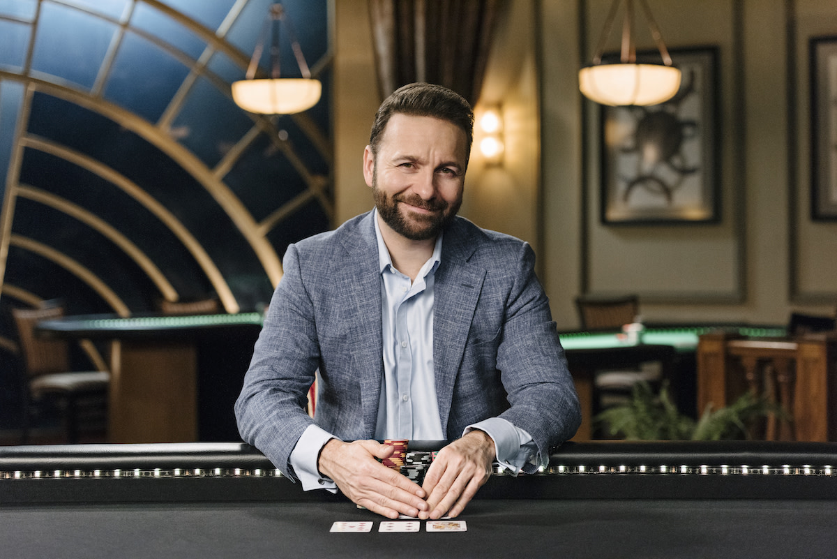 Daniel Negreanu at poker table